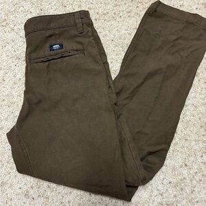 Vans Brown Chinos Durable Cotton Twill